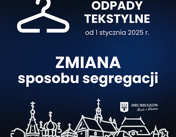 Odpady tekstylne od 1 stycznia 2025r.