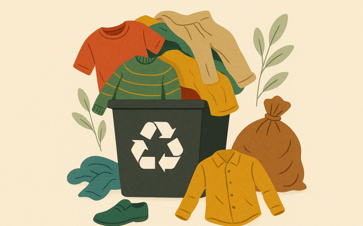 Informacja dotycząca zbiórki odpadów tekstyliów i odzieży