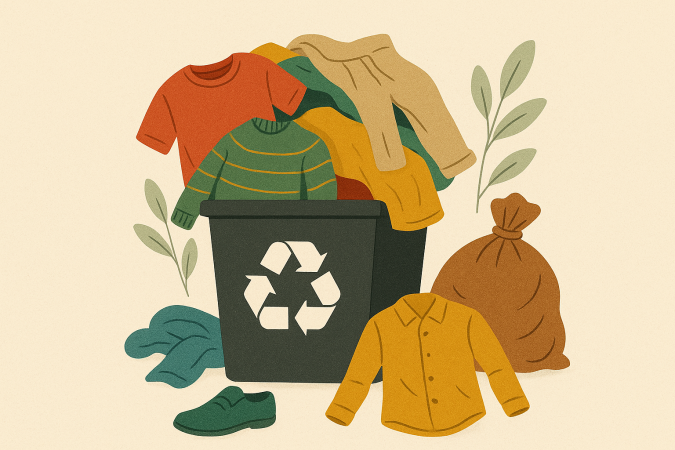 Informacja dotycząca zbiórki odpadów tekstyliów i odzieży